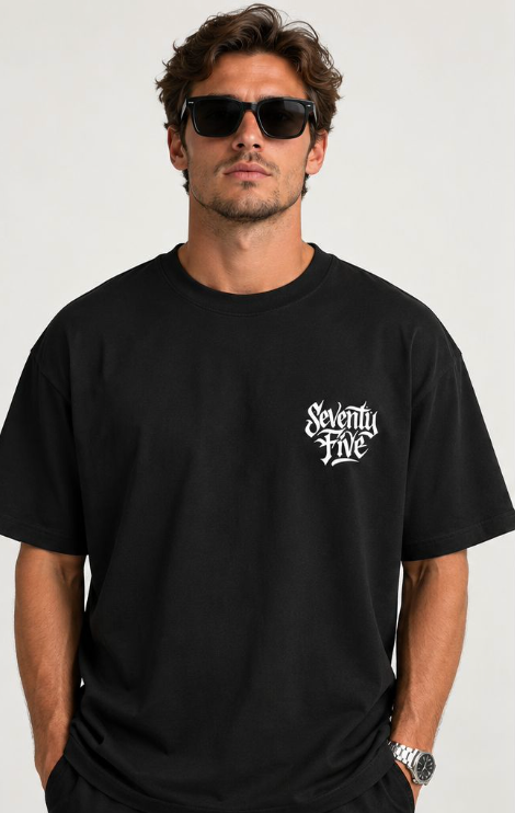 Seventy Five Aiming Tshirt Preta