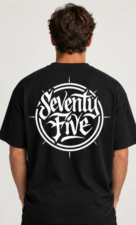 Seventy Five Aiming Tshirt Preta