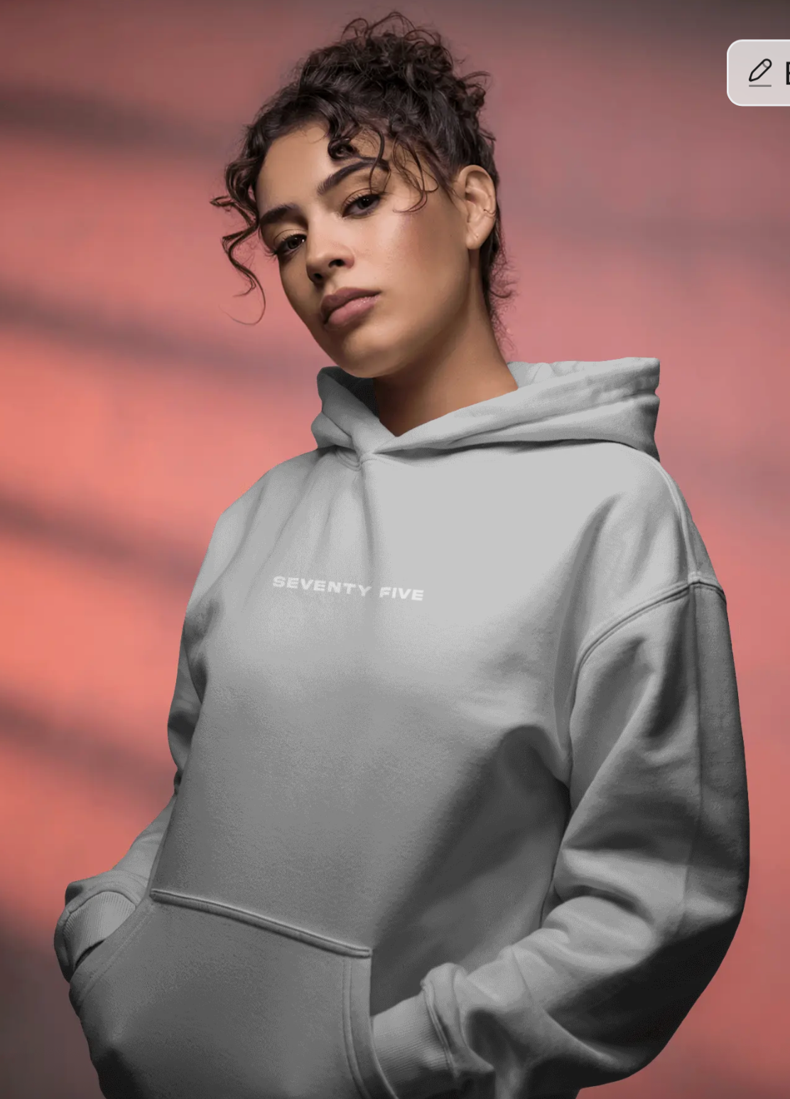 Seventy Five Crew Hoodie - Mescla