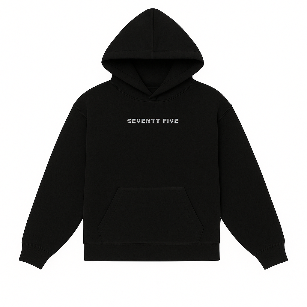 Seventy Five Crew Hoodie - Preto