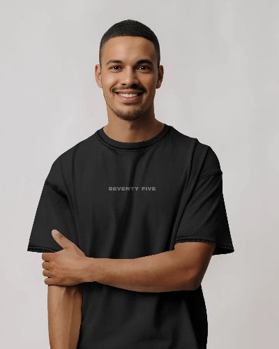 Seventy Five Crew T-shirt - Black